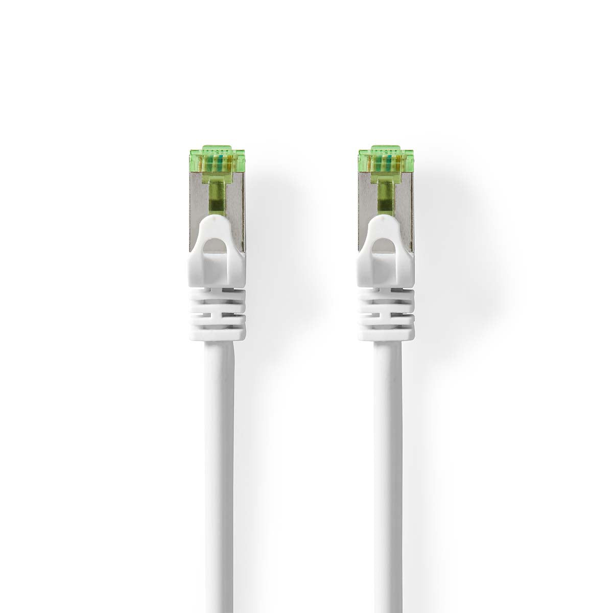 CAT7-Netzwerkkabel | S/FTP | RJ45 Stecker | RJ45 Stecker | 0.50 m | Snagless | Rund | LSZH | Weiss | Box