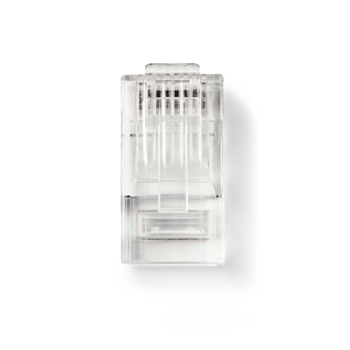 RJ45-Stecker | Stecker | Stranded UTP CAT6 | Gerade | Vergoldet | 10 Stück | PVC | Transparent | Box