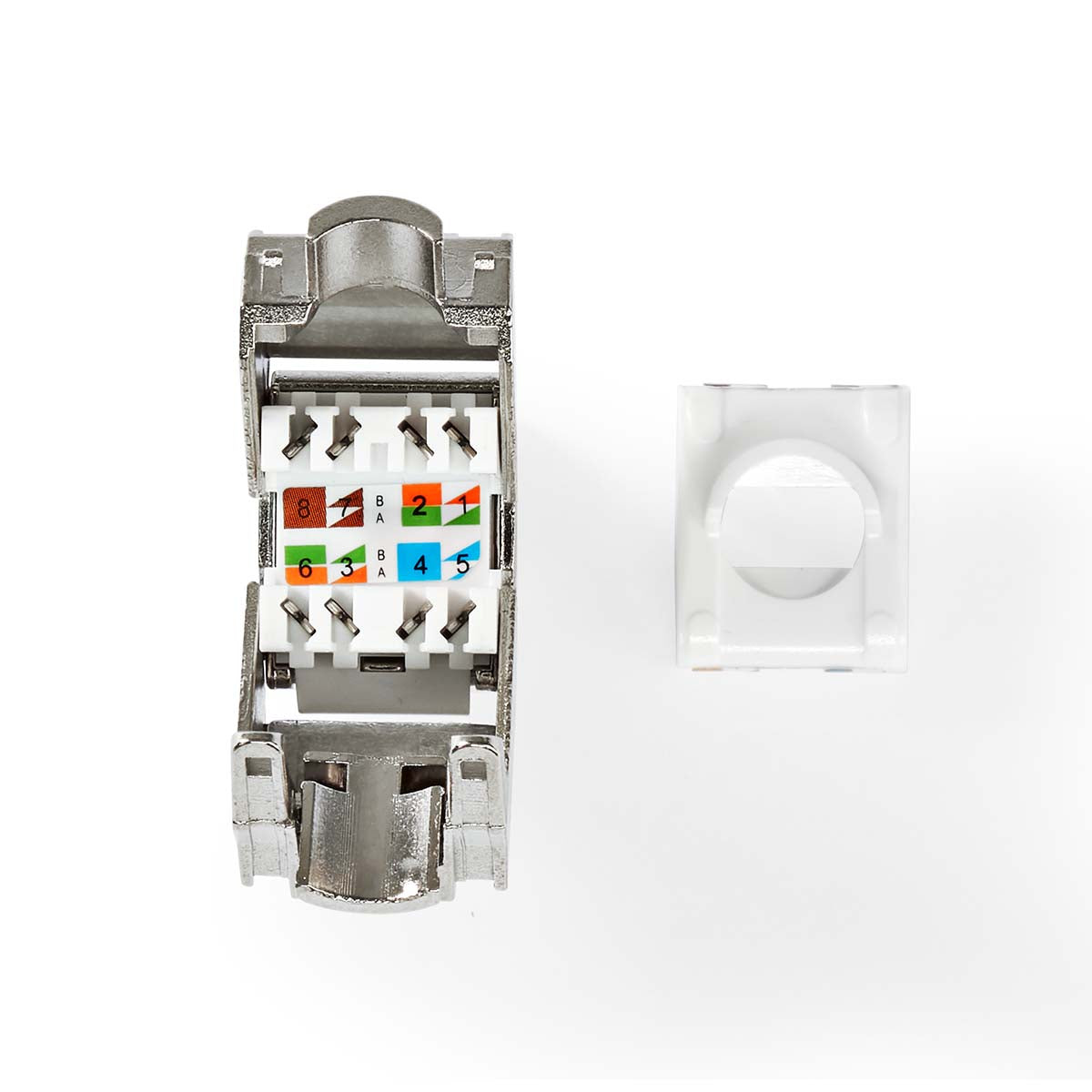 Keystone | CAT6 | RJ45 Buchse | S/FTP | Metall | Box