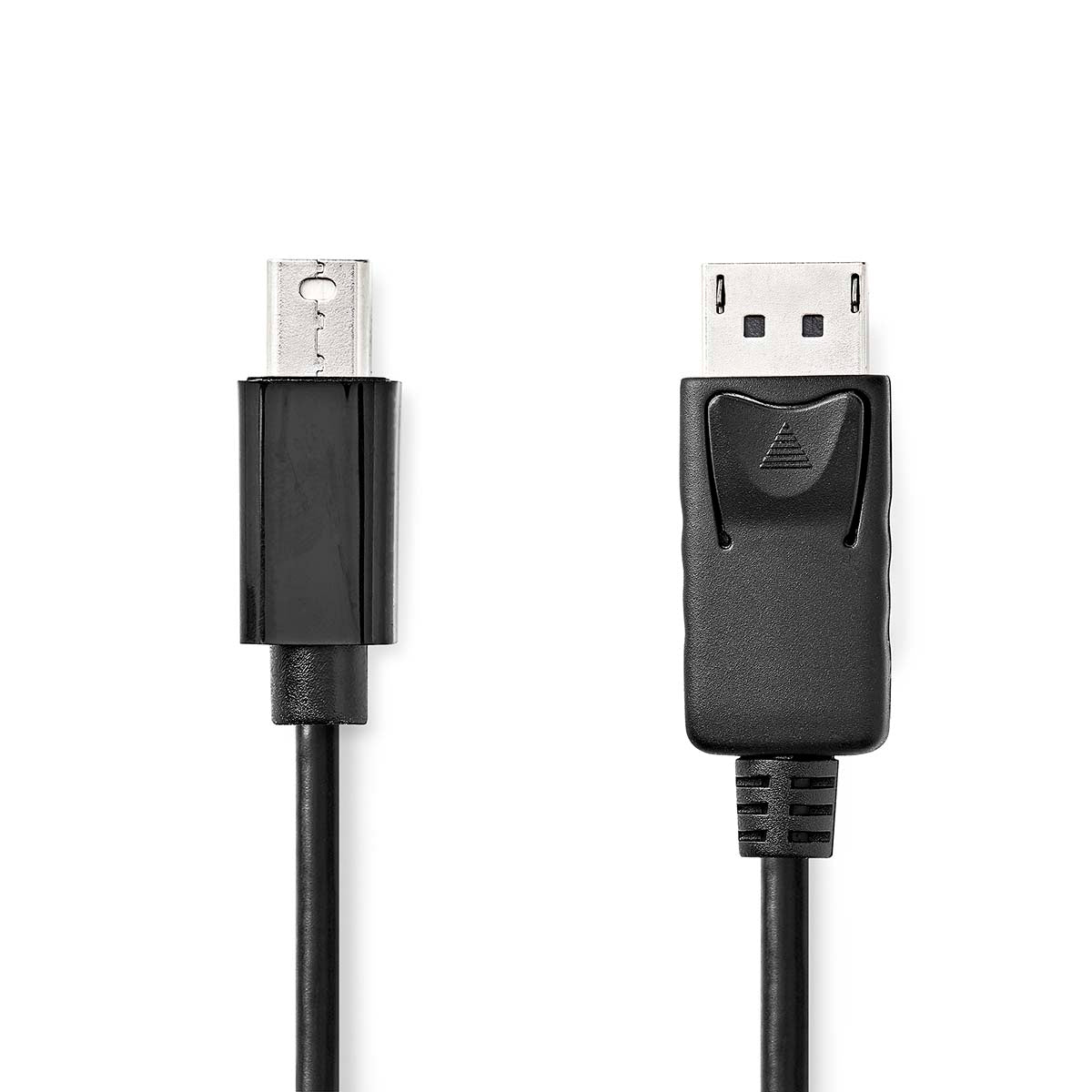 Mini Displayport-Kabel | DisplayPort 1.2 | Mini DisplayPort Stecker | DisplayPort Stecker | 21.6 Gbps | Vernickelt | 1.00 m | Rund | PVC | Schwarz | Label