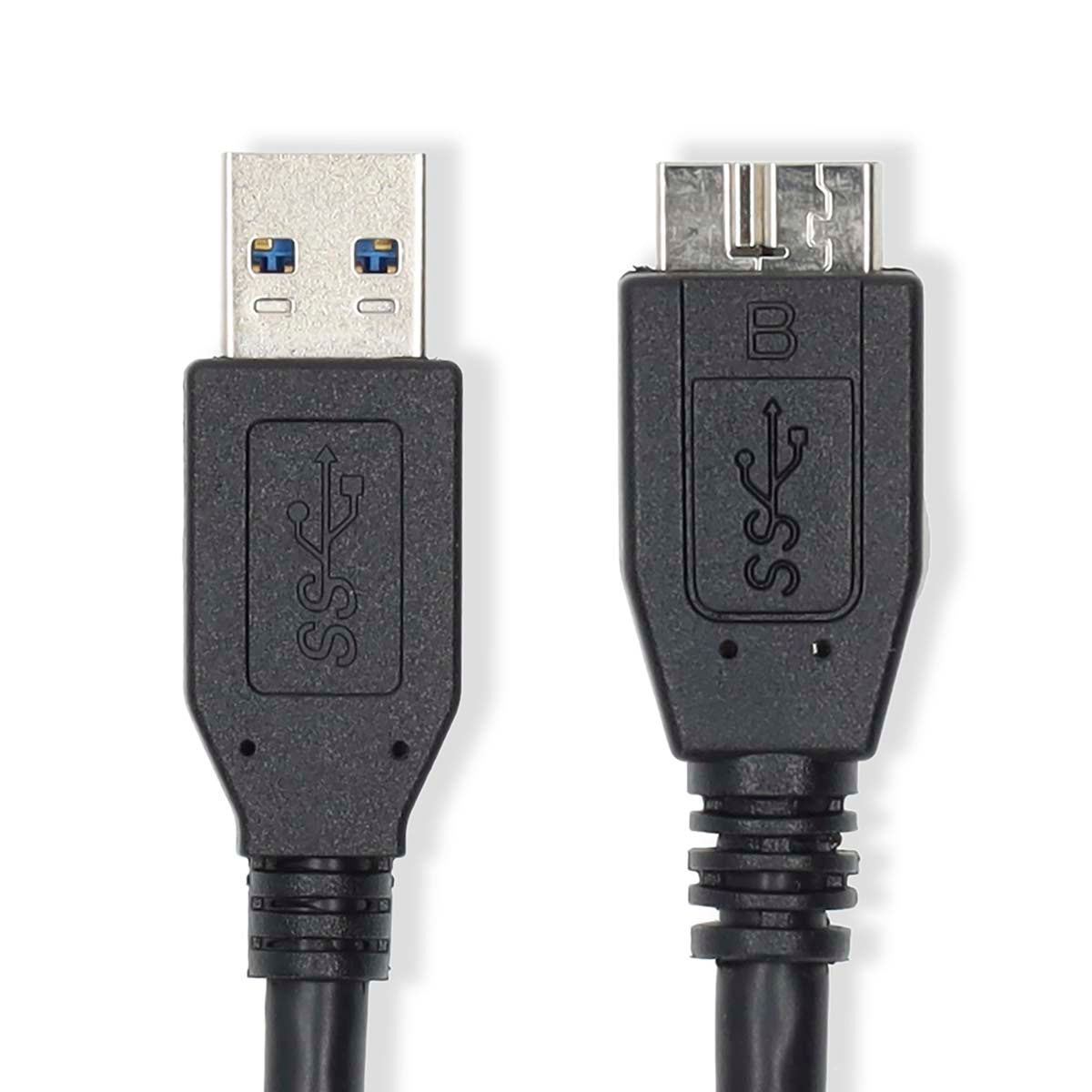 USB-Kabel | USB 3.2 Gen 1 | USB-A Stecker | USB Micro-B Stecker | 5 Gbps | Vernickelt | 1.00 m | Rund | PVC | Blau | Label