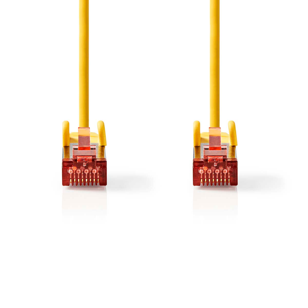 CAT6-Netzwerkkabel | RJ45 Stecker | RJ45 Stecker | S/FTP | 0.50 m | Rund | LSZH | Gelb | Label