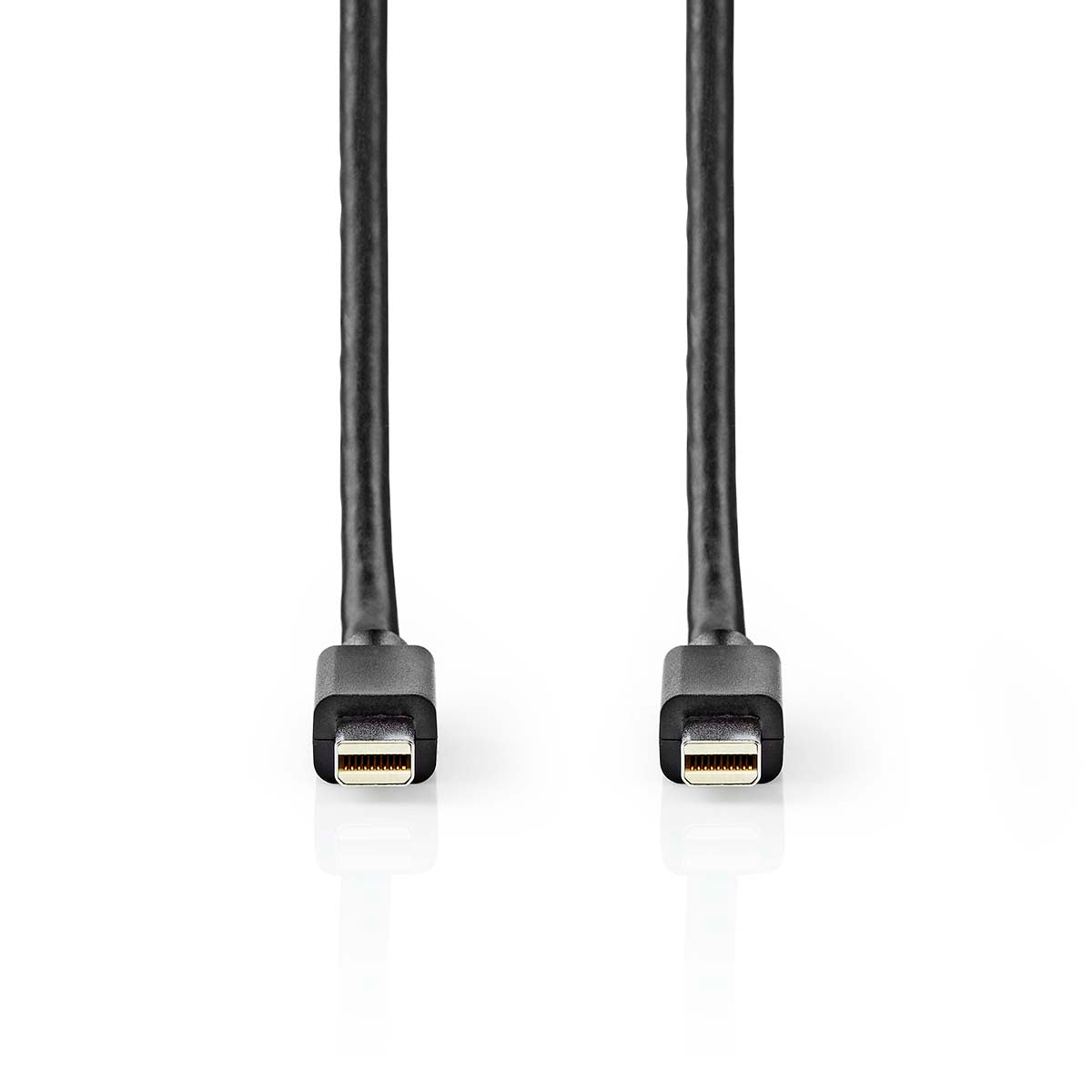 Mini Displayport-Kabel | DisplayPort 1.4 | Mini DisplayPort Stecker | Mini DisplayPort Stecker | 48 Gbps | Vernickelt | 2.00 m | Rund | PVC | Schwarz | Plastikbeutel