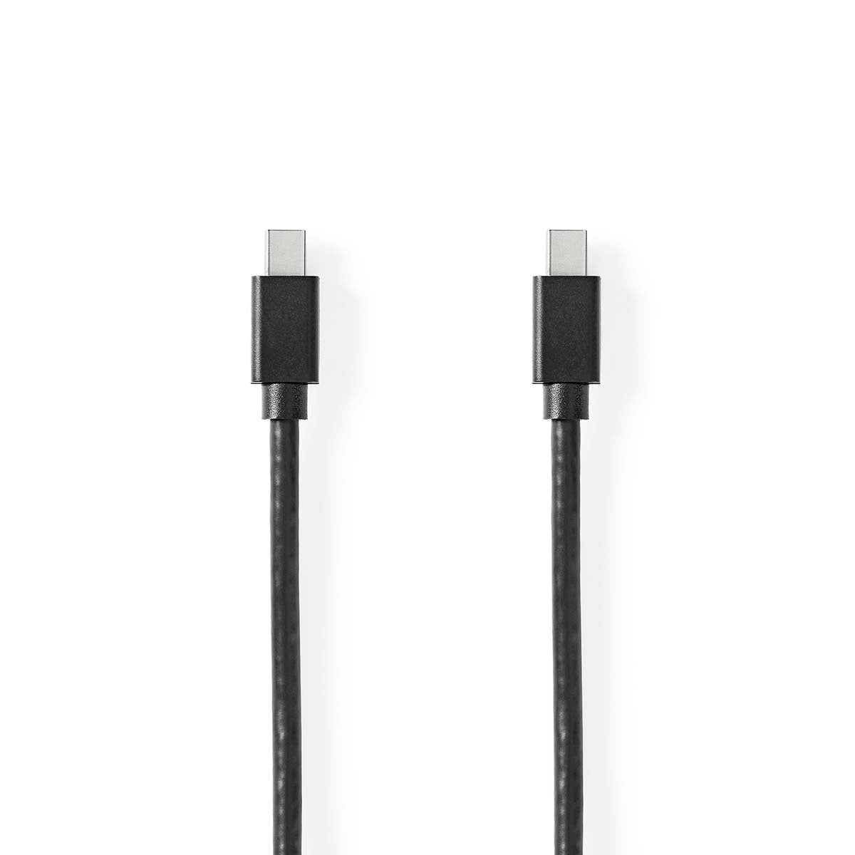 Mini Displayport-Kabel | DisplayPort 1.4 | Mini DisplayPort Stecker | Mini DisplayPort Stecker | 48 Gbps | Vernickelt | 2.00 m | Rund | PVC | Schwarz | Plastikbeutel