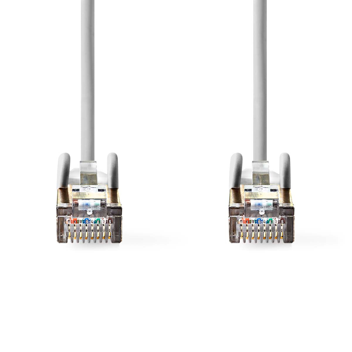CAT5e-Netzwerkkabel | SF/UTP | RJ45 Stecker | RJ45 Stecker | 1.00 m | Rund | PVC | Grau | Umschlag