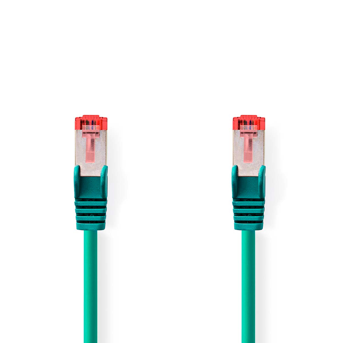 CAT6-Netzwerkkabel | RJ45 Stecker | RJ45 Stecker | S/FTP | 3.00 m | Rund | LSZH | Grün | Umschlag