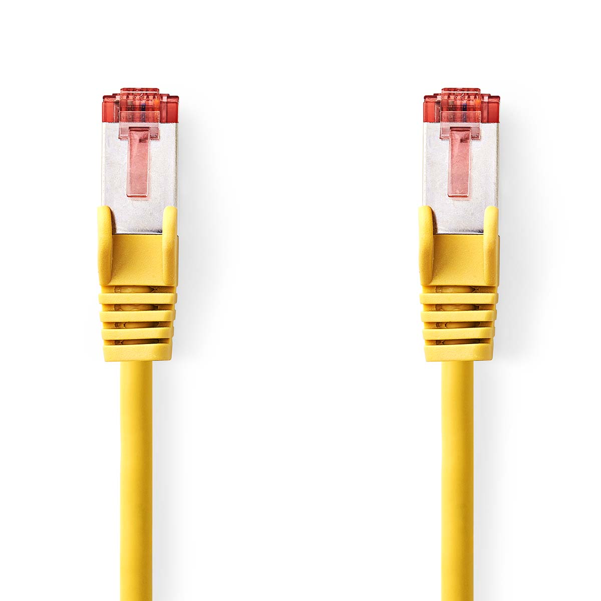 CAT6-Netzwerkkabel | RJ45 Stecker | RJ45 Stecker | S/FTP | 2.00 m | Rund | LSZH | Gelb | Plastikbeutel