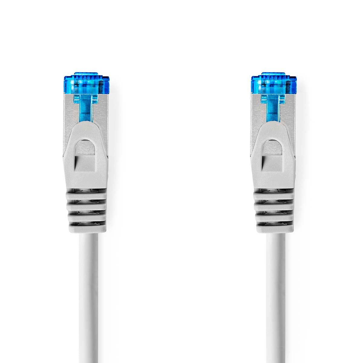 CAT6a-Netzwerkkabel | S/FTP | RJ45 Stecker | RJ45 Stecker | 0.50 m | Snagless | Rund | LSZH | Grau | Umschlag