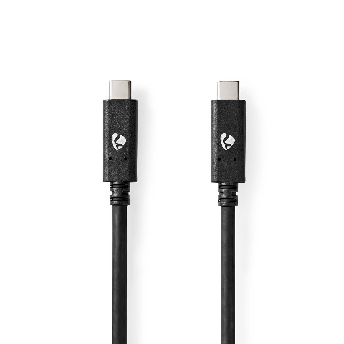 USB-Kabel | USB 3.2 Gen 2 | USB-C™ Stecker | USB-C™ Stecker | 100 W | 4K@60Hz | 10 Gbps | Vernickelt | 1.00 m | Rund | PVC | Schwarz | Box