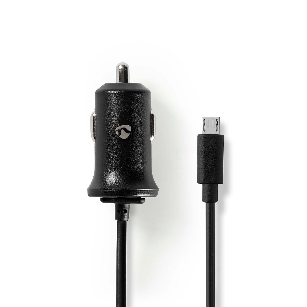 Auto-Ladegerät | 12 W | 1x 2.4 A | Anzahl der Ausgänge: 1 | Micro USB (Fixed) Kabel | 1.00 m | Single Voltage Output