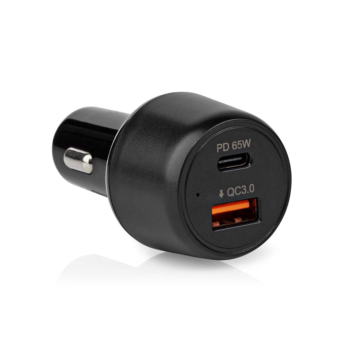 Auto-Ladegerät | 65 W | 2.0 / 3.0 / 3.25 A | Anzahl der Ausgänge: 2 | Port Type: USB-A / USB-C™ | Automatische Spannungswahl