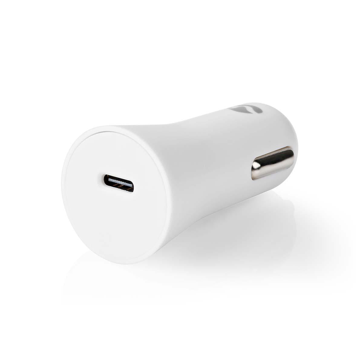 Auto-Ladegerät | 20 W | 1.67 / 2.22 / 3.0 A | Anzahl der Ausgänge: 1 | Port Type: USB-C™ | Lightning 8-Pin (Lose) Kabel | 1.0 m | Automatische Spannungswahl