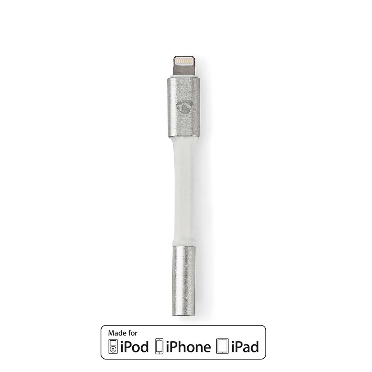 Lightning-Adapter | Apple Lightning 8-Pin | 3.5 mm Buchse | Vergoldet | 0.15 m | Rund | Aluminium