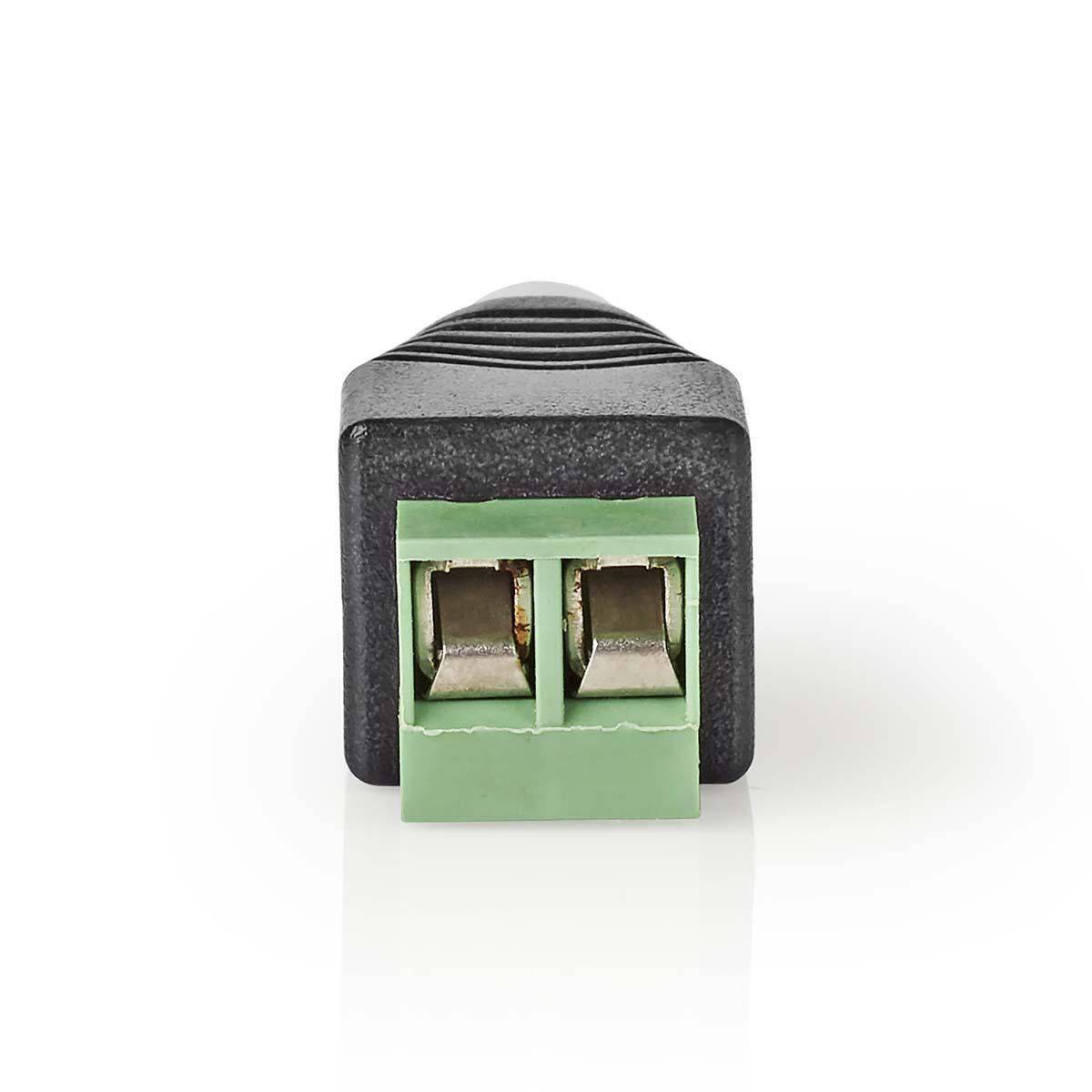 CCTV-Sicherheitsstecker | 2-Way Terminal Block | DIN Buchse | Buchse | Grün / Schwarz