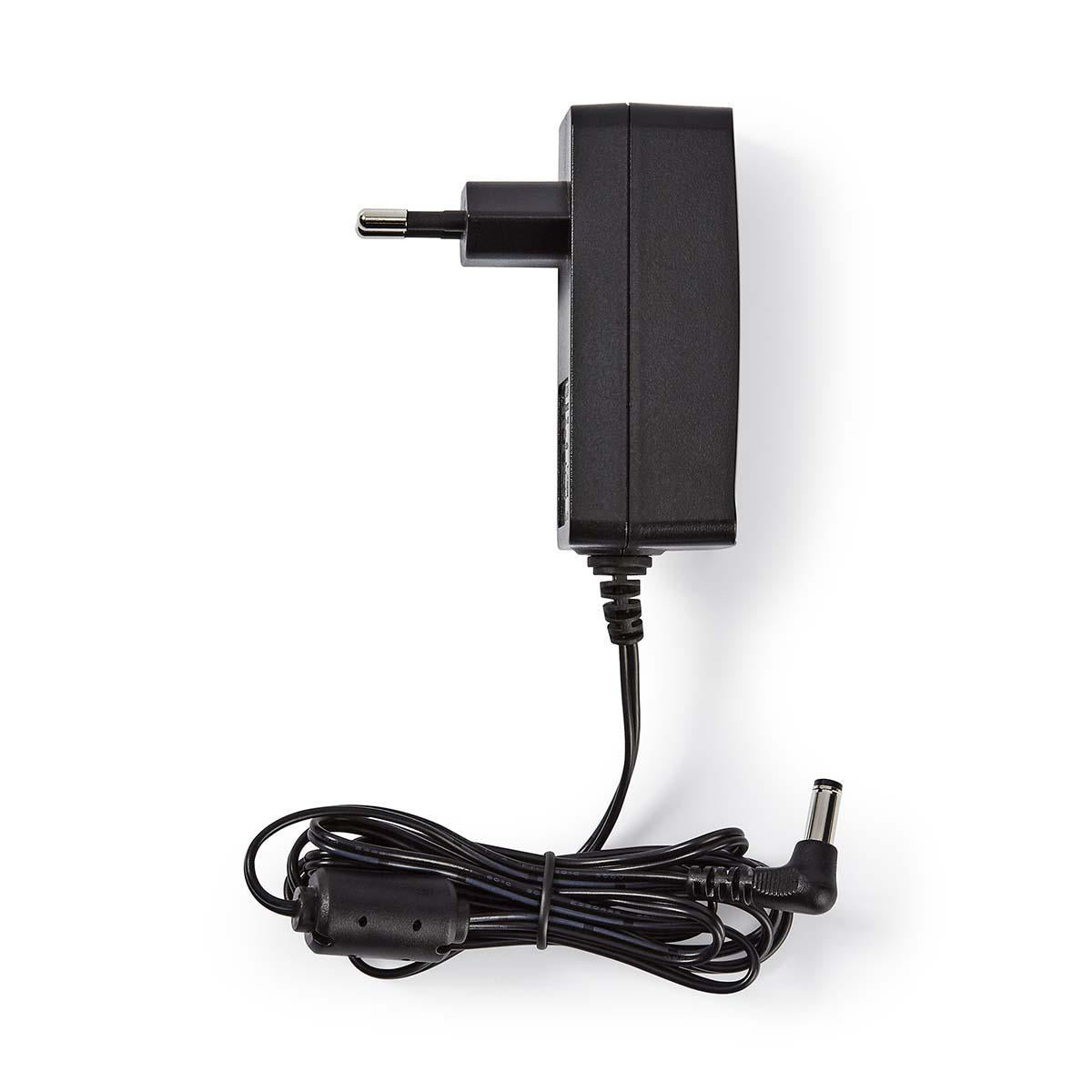 CCTV Leistungsadapter | 2.0 A | 12 V DC | 5.5 x 2.1 mm Stecker | Stecker | 1.50 m | Schwarz