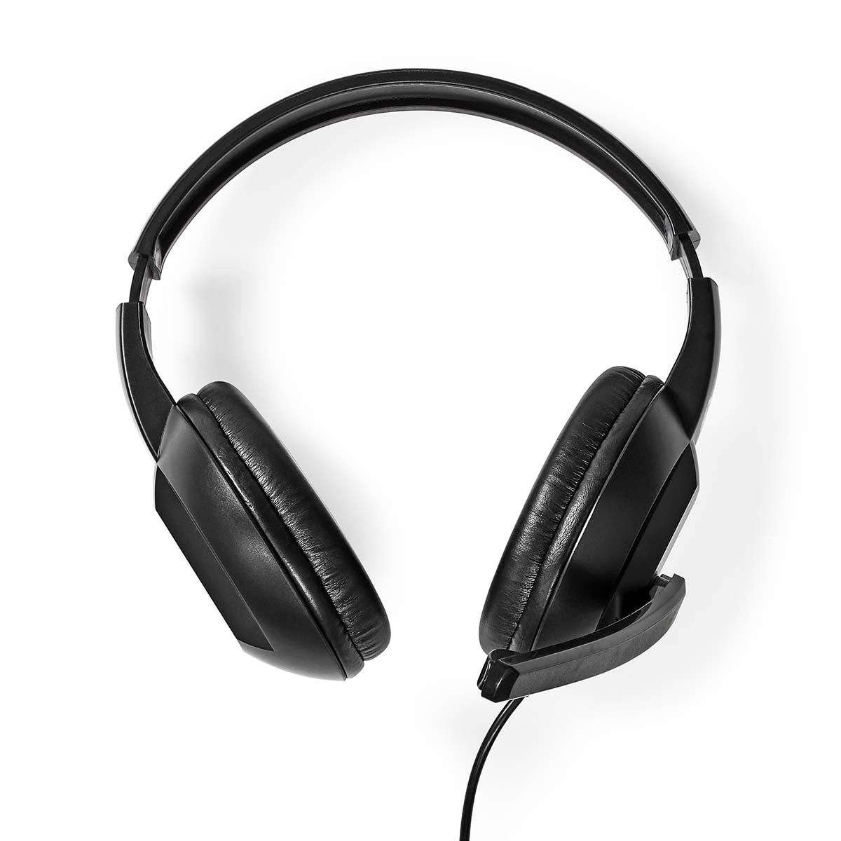 PC-Headset | Über Ohr | Stereo | USB Type-A / USB Type-C™ | Klappbarer Mikrofon | Schwarz