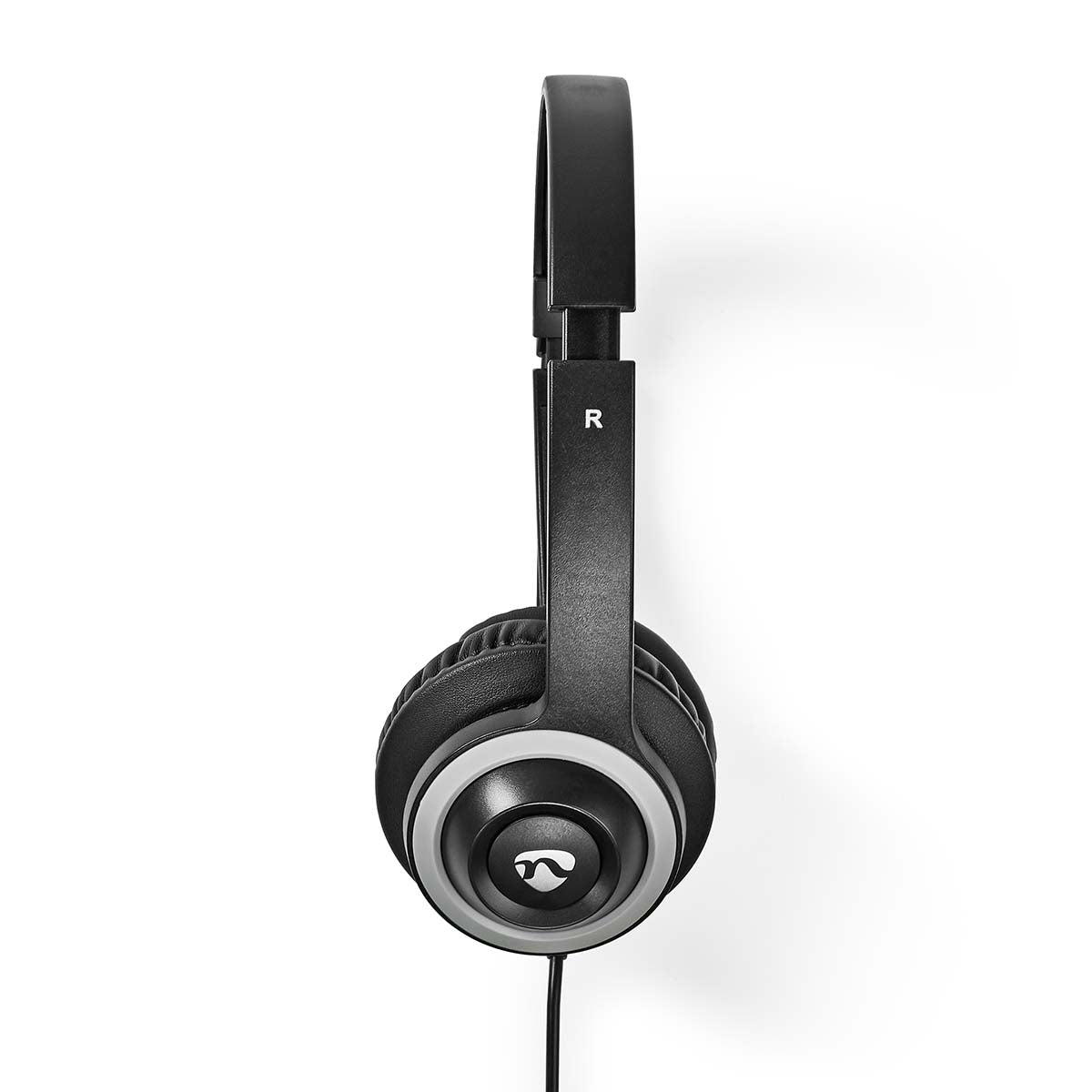 PC-Headset | Auf Ohr | Stereo | USB Type-A / USB Type-C™ | Klappbarer Mikrofon | Schwarz