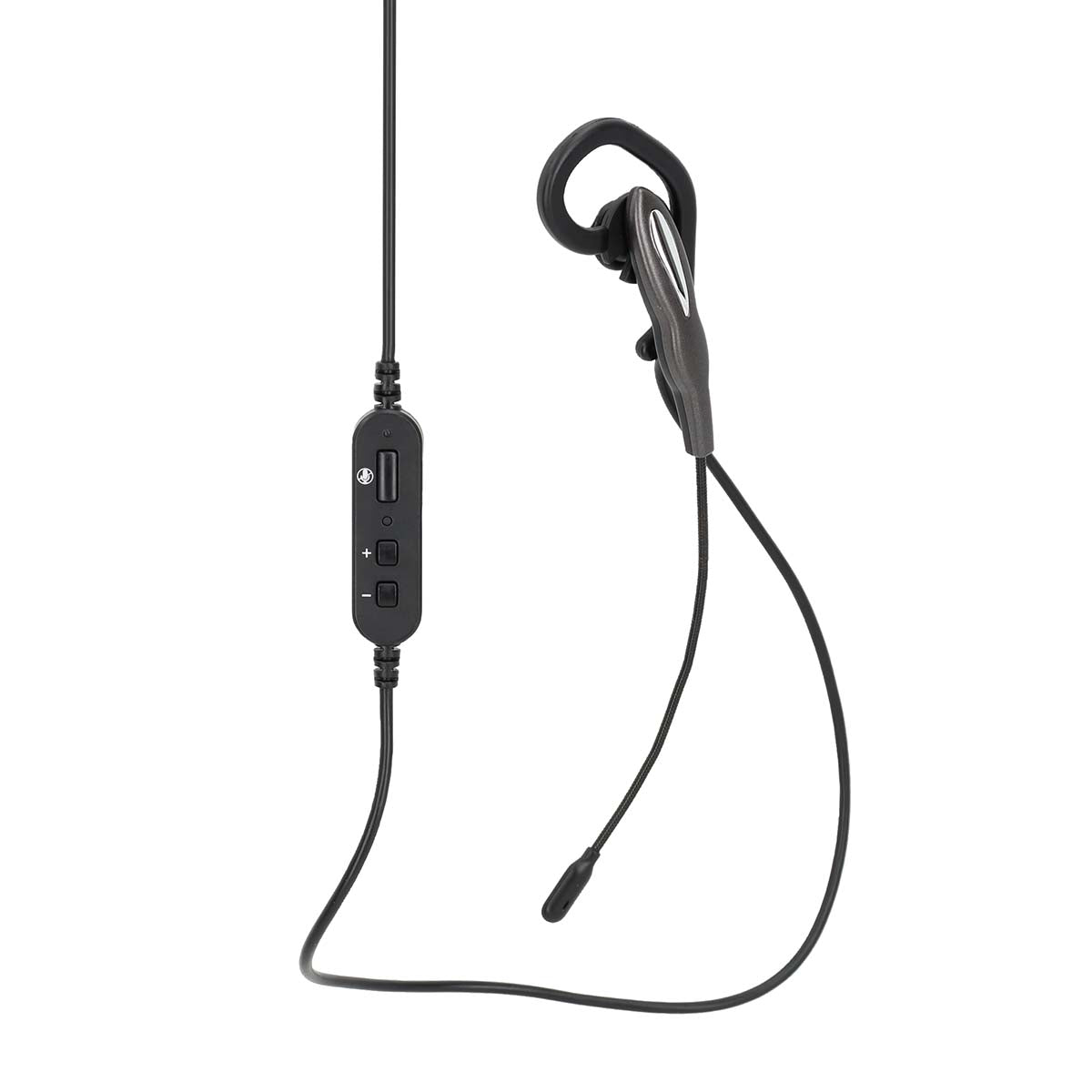 PC-Headset | Im Ohr | Mono | USB Type-A / USB Type-C™ | Klappbarer Mikrofon | Schwarz