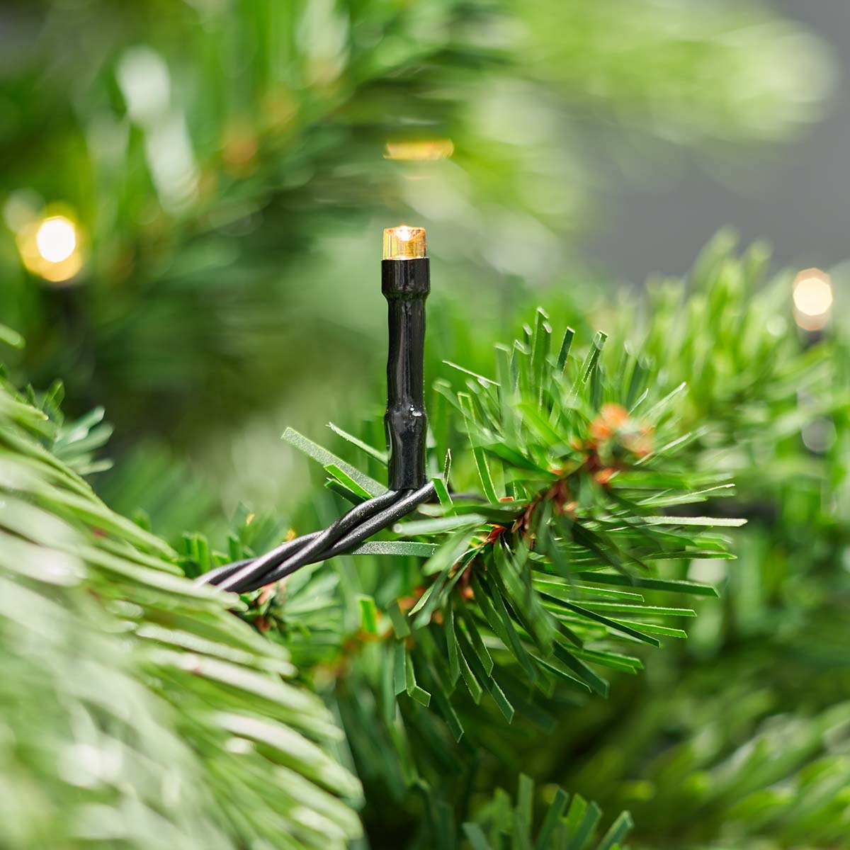 Weihnachtsbeleuchtung | Schnur | 192 LED's | Warmweiss | 14.40 m | Lichteffekte: 7 | Innen- und Aussenbereich | Batteriebetrieben