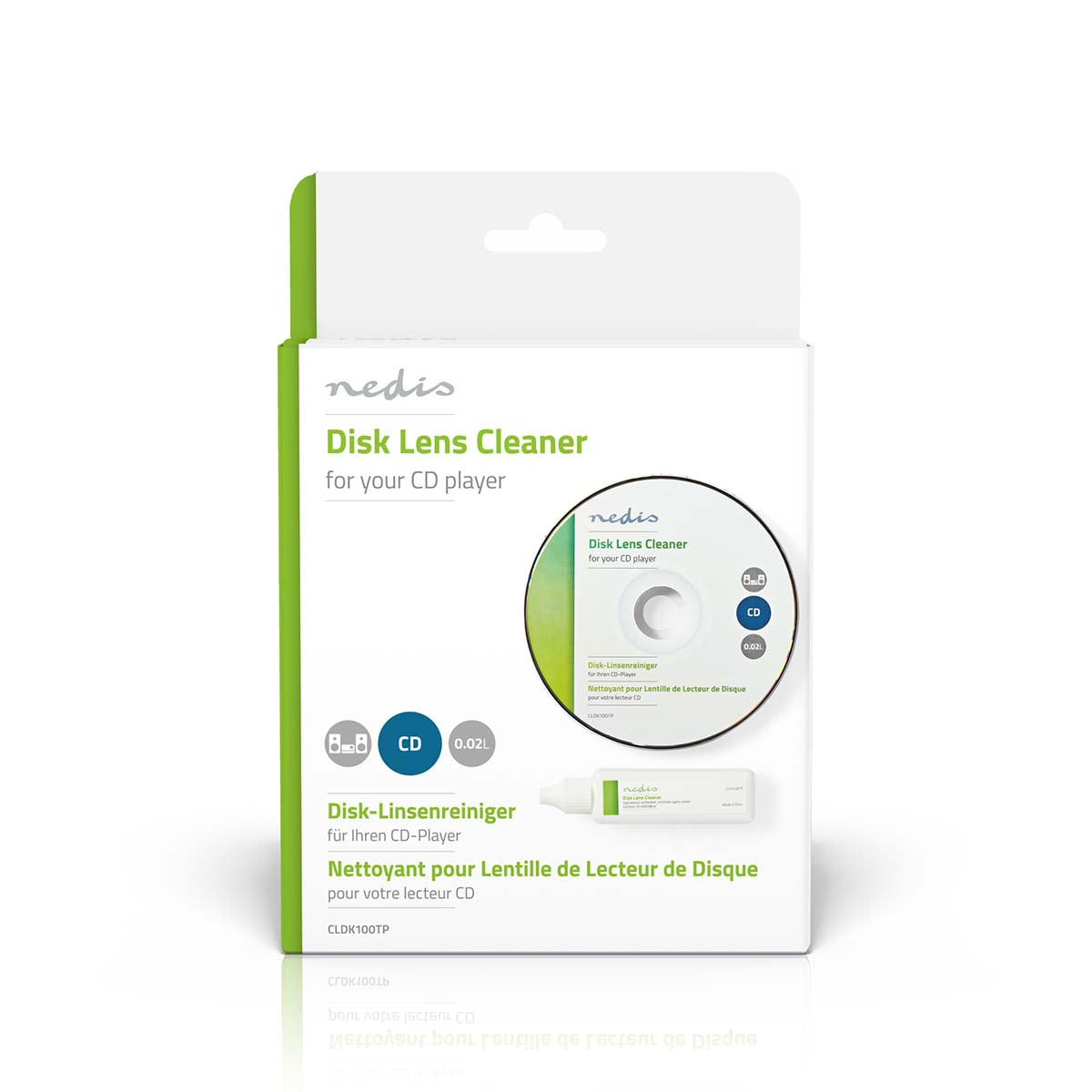 CD LinsenreinigerCleaner | Reinigungsdisk | 20 ml | CD-Player