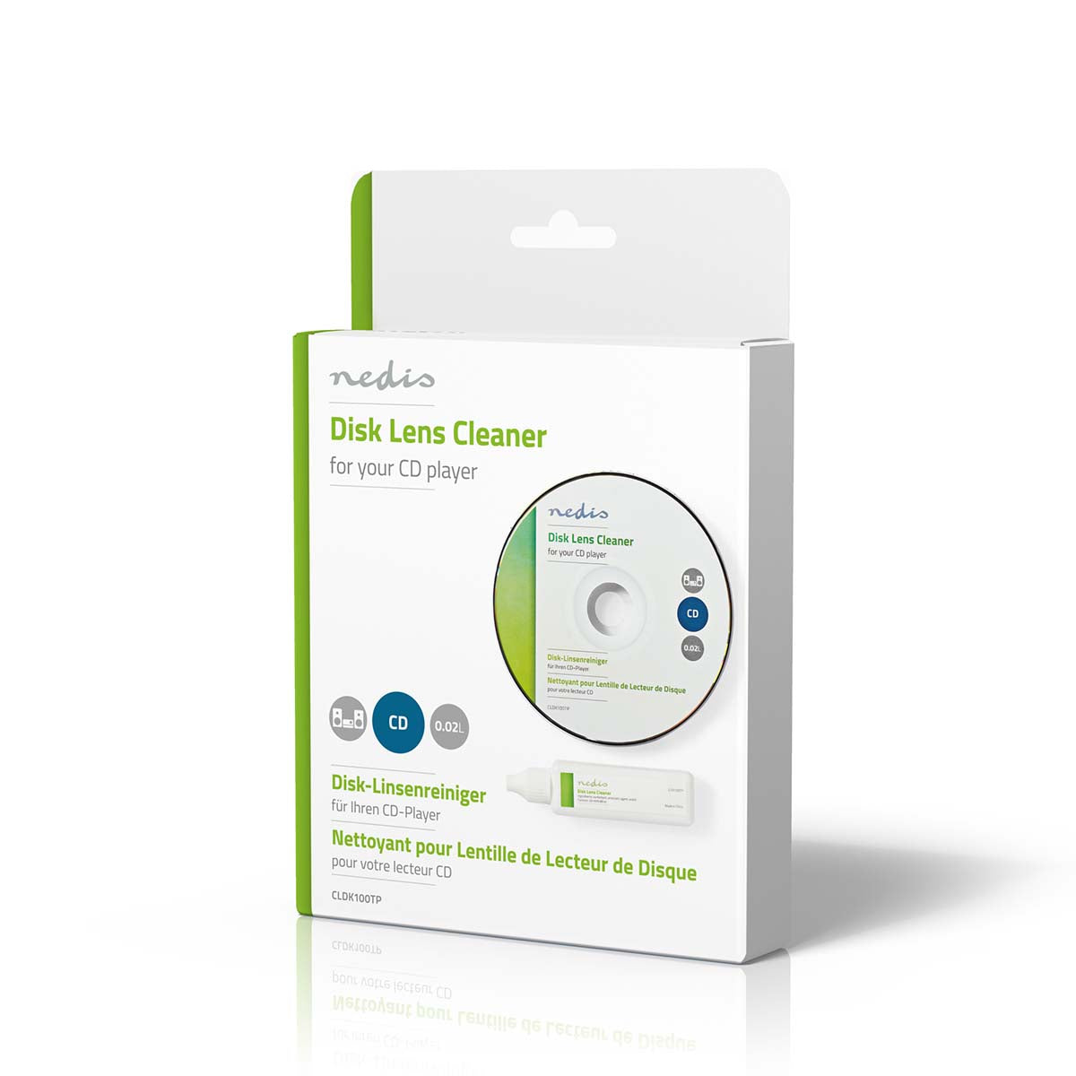 CD LinsenreinigerCleaner | Reinigungsdisk | 20 ml | CD-Player