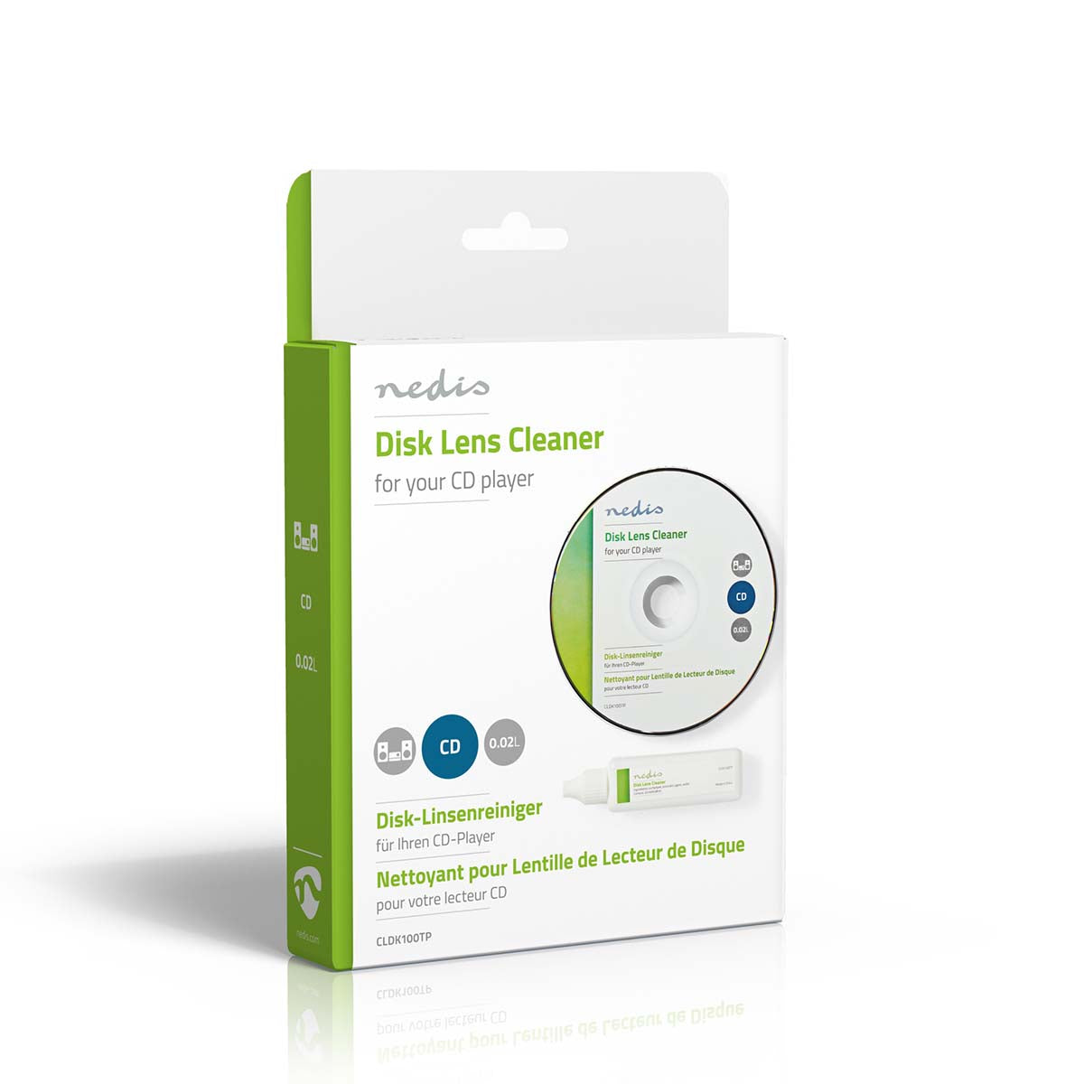 CD LinsenreinigerCleaner | Reinigungsdisk | 20 ml | CD-Player