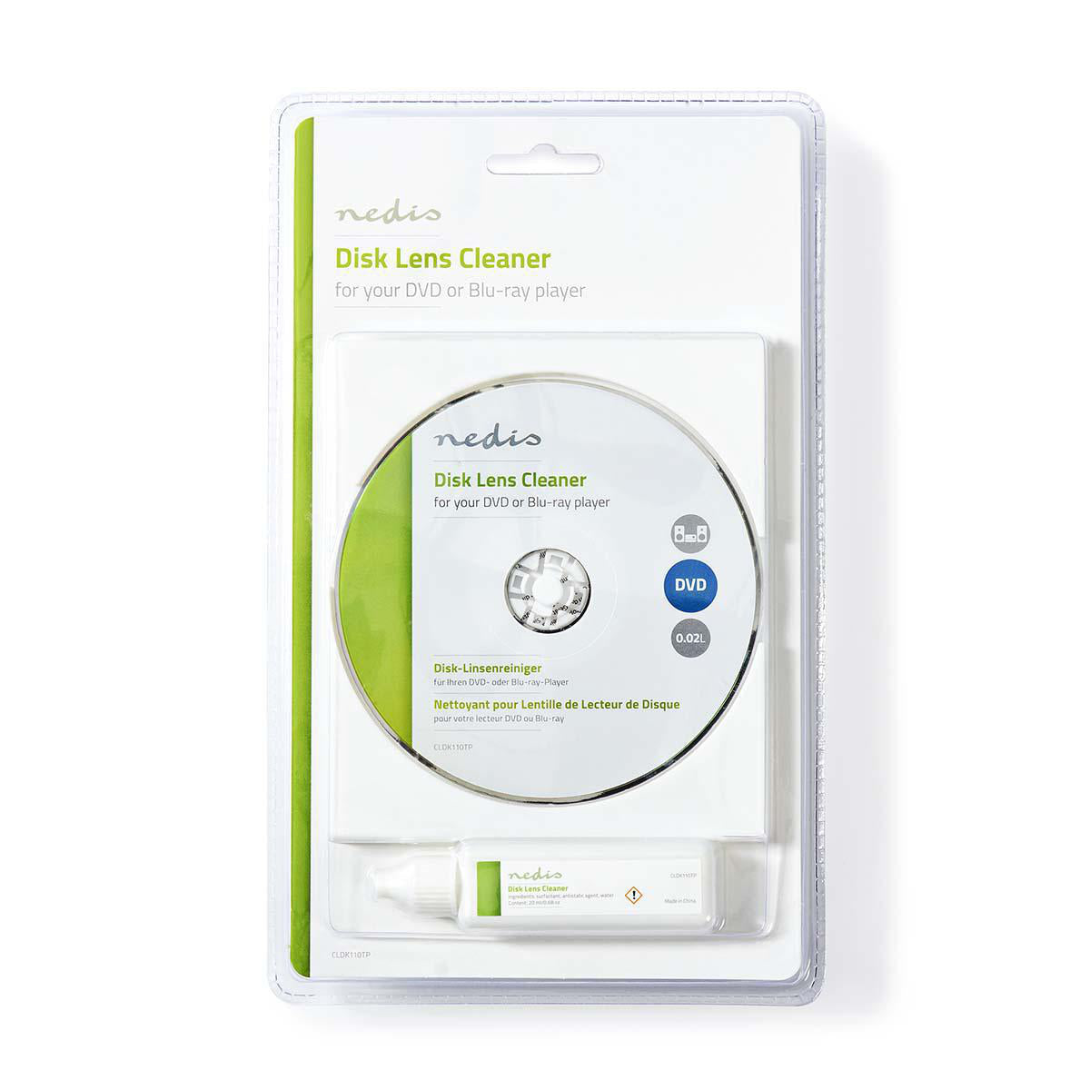 CD LinsenreinigerCleaner | Reinigungsdisk | 20 ml | Blu-ray Player / DVD Spieler