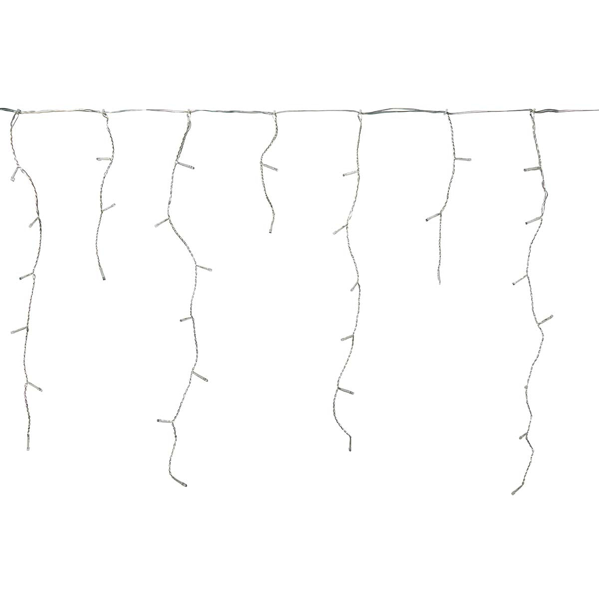 Dekorative Eiszapfenlichter | 180 LED's | Kaltweiss | 5.90 m | Lichteffekte: 7 | Netzstromversorgung