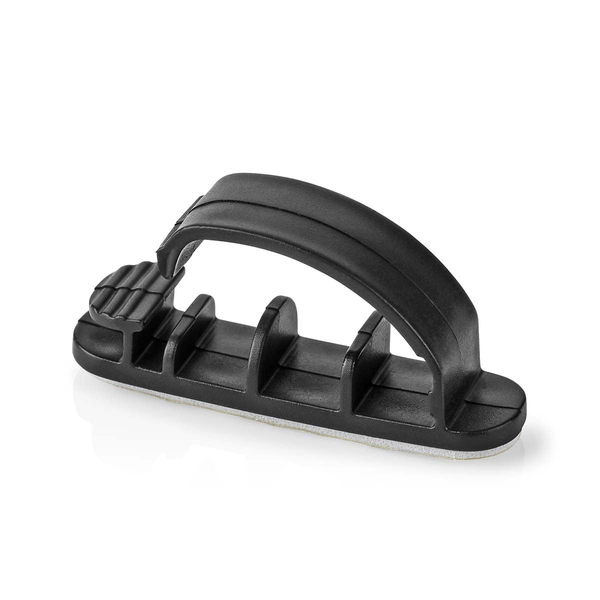 Kabelmanagement | Kabelclip | Gesperrt | 3 Stück | Anzahl der Steckplätze: 3 Steckplätze | max. Kabeldicke: 7.5 mm | Polypropylene | Schwarz