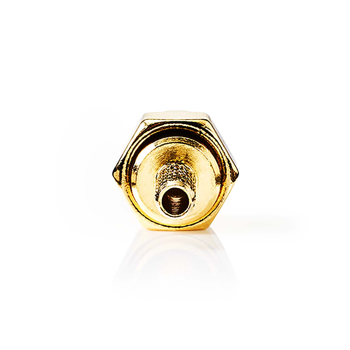 SMA-Anschluss | Gerade | Stecker | Vergoldet | 50 Ohm | Kräuseln | Kabeleingangsdurchmesser: 2.55 mm | Metall | Gold | 2 Stück | Box