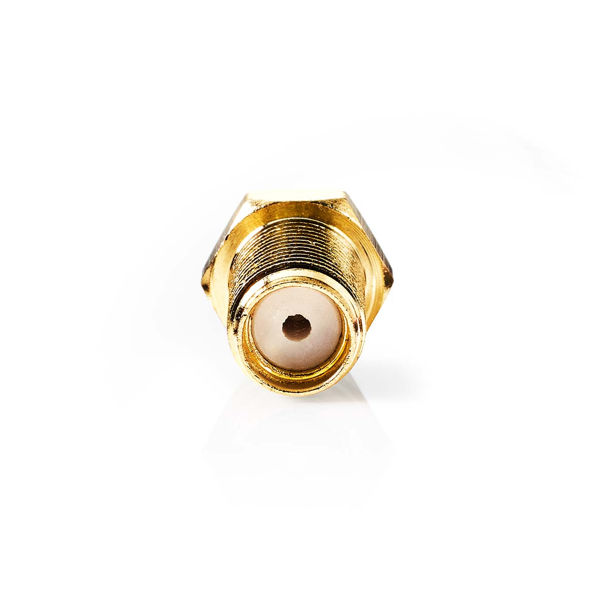 SMA-Anschluss | Gerade | Buchse | Vergoldet | 50 Ohm | Kräuseln | Kabeleingangsdurchmesser: 2.55 mm | Metall | Gold | 2 Stück | Box