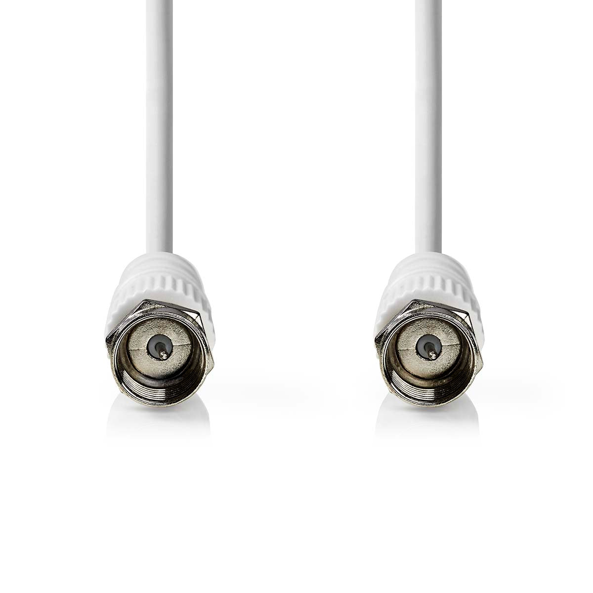 Satelliten- und Antennenkabel | F Stecker | F Stecker | Vernickelt | 75 Ohm | Doppelt geschirmt | 20.0 m | Rund | PVC | Weiss | Umschlag