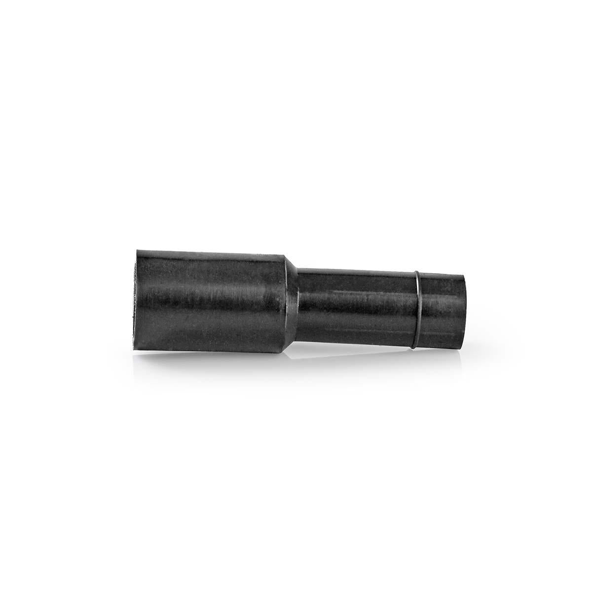 F-Stecker | Gerade | Geschlechtslos | PVC | Schwarz | 25 Stück | Plastikbeutel