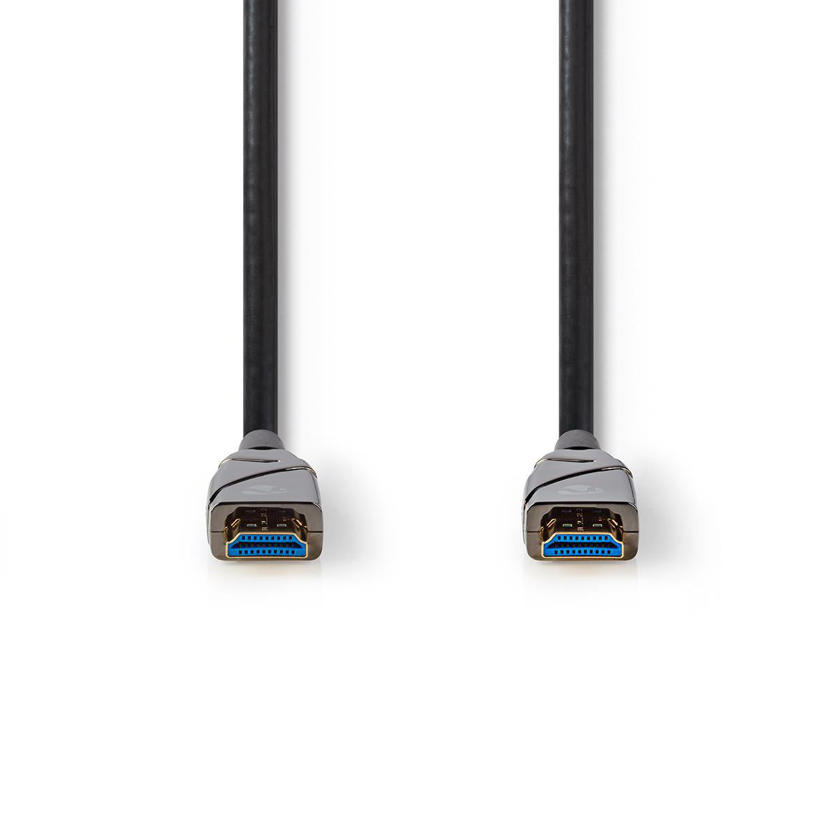 Aktive optische High Speed HDMI-Kabel mit Ethernet | HDMI™ Stecker | HDMI™ Stecker | 4K@60Hz | 18 Gbps | 15.0 m | Rund | PVC | Schwarz | Kartonverpackung