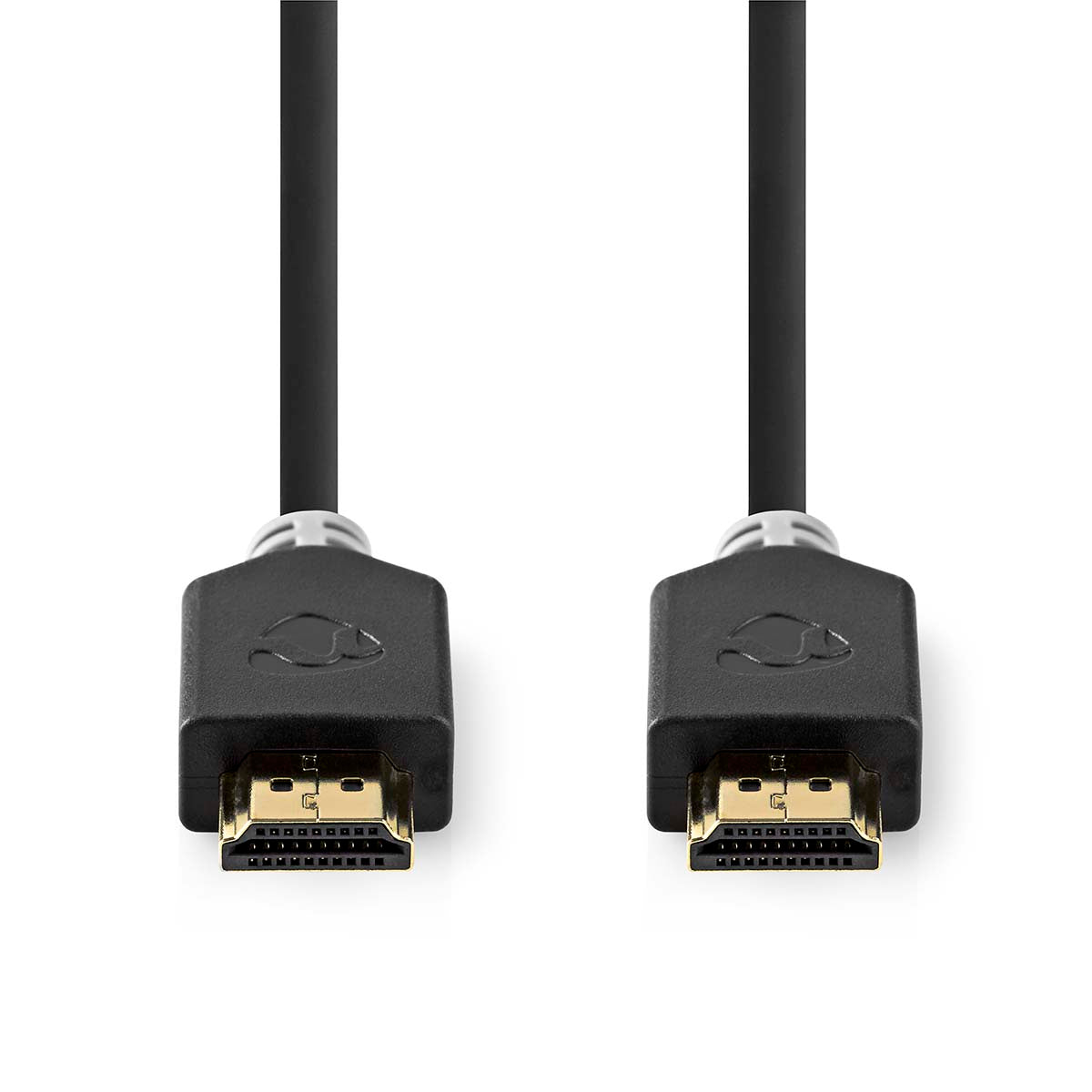 High Speed HDMI ™ Kabel mit Ethernet | HDMI™ Stecker | HDMI™ Stecker | 4K@60Hz | ARC | 18 Gbps | 0.50 m | Rund | PVC | Anthrazit | Verpackung mit Sichtfenster