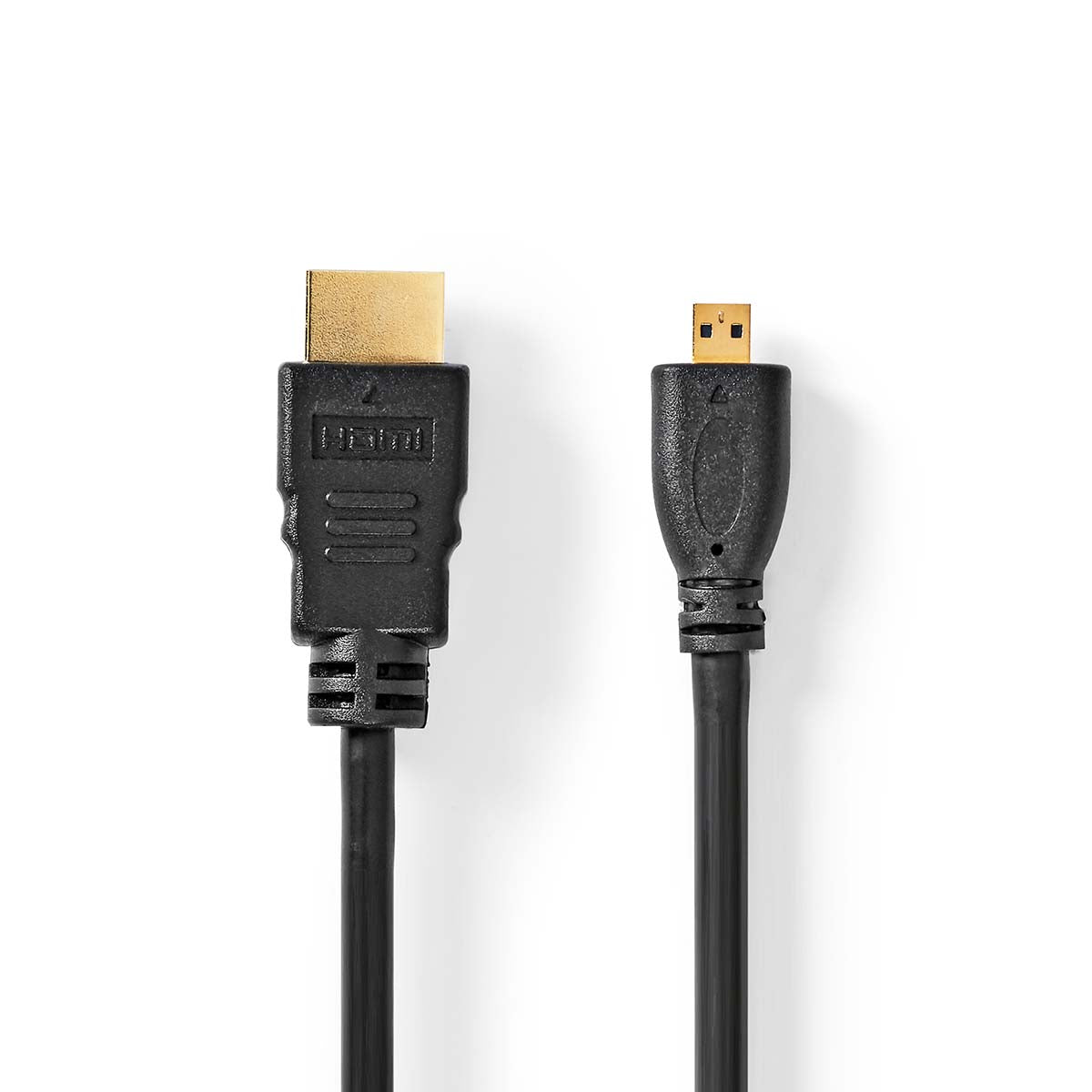 High Speed HDMI ™ Kabel mit Ethernet | HDMI™ Stecker | HDMI™ Micro Stecker | 4K@30Hz | 10.2 Gbps | 2.00 m | Rund | PVC | Schwarz | Box