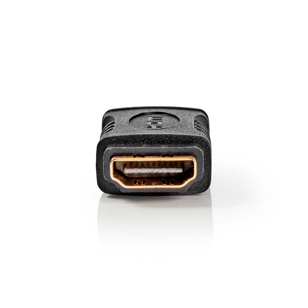 HDMI™ -Adapter | HDMI™ Buchse | HDMI™ Buchse | Vergoldet | Gerade | ABS | Schwarz | 1 Stück | Box