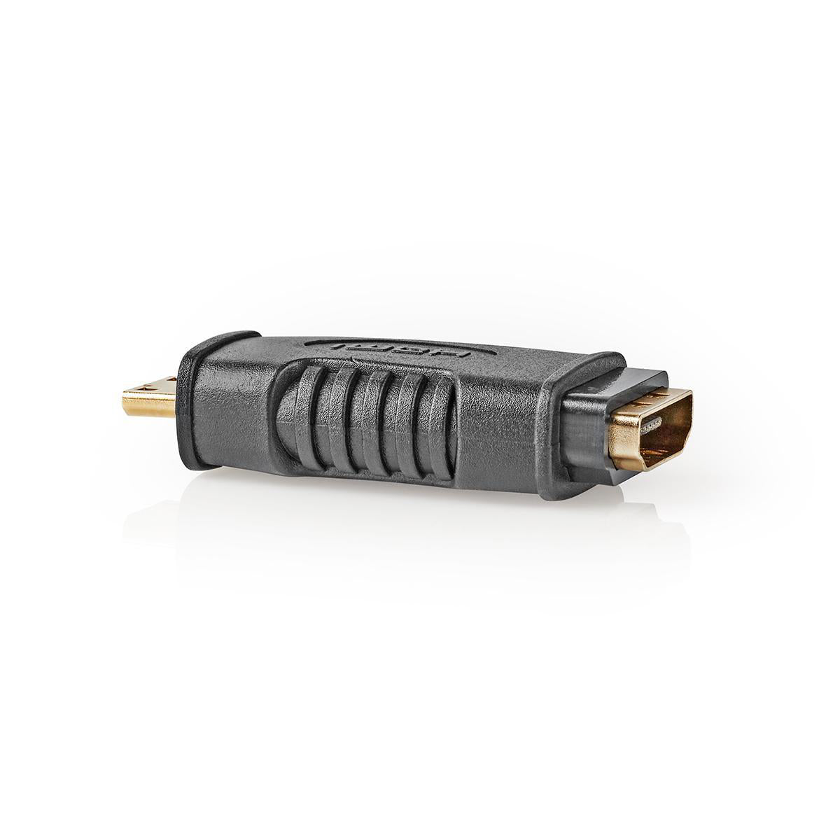 HDMI™ -Adapter | HDMI™ Mini Stecker | HDMI™ Ausgang | Vergoldet | Gerade | ABS | Schwarz | 1 Stück | Blister