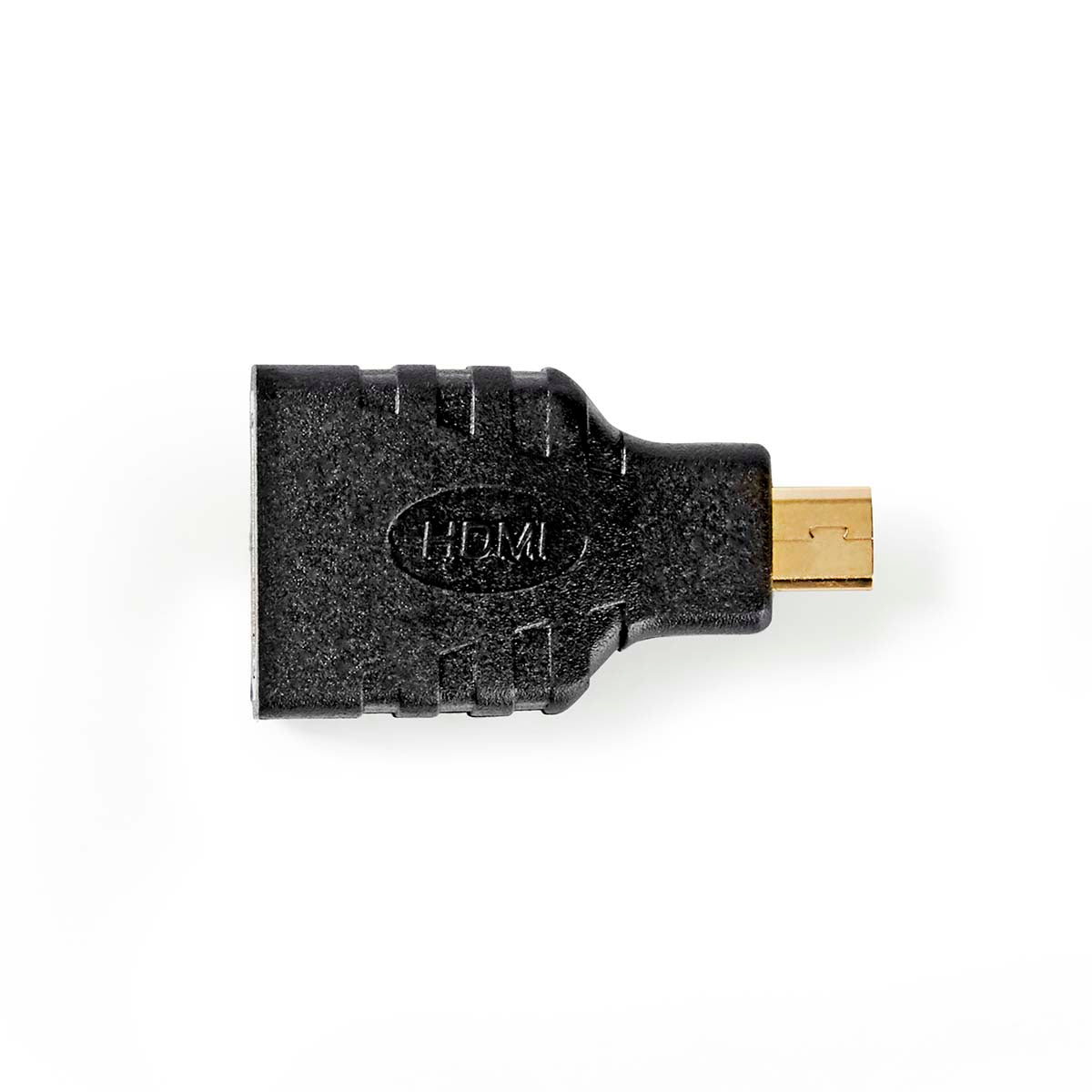 HDMI™ -Adapter | HDMI™ Micro Stecker | HDMI™ Ausgang | Vergoldet | Gerade | ABS | Schwarz | 1 Stück | Box