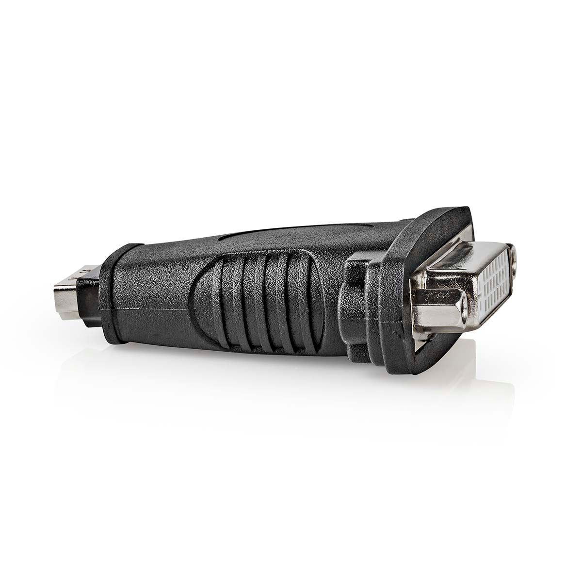 HDMI™ -Adapter | HDMI™ Eingang | DVI-D 24+1-Pin Buchse | Vernickelt | Gerade | ABS | Schwarz | 1 Stück | Box