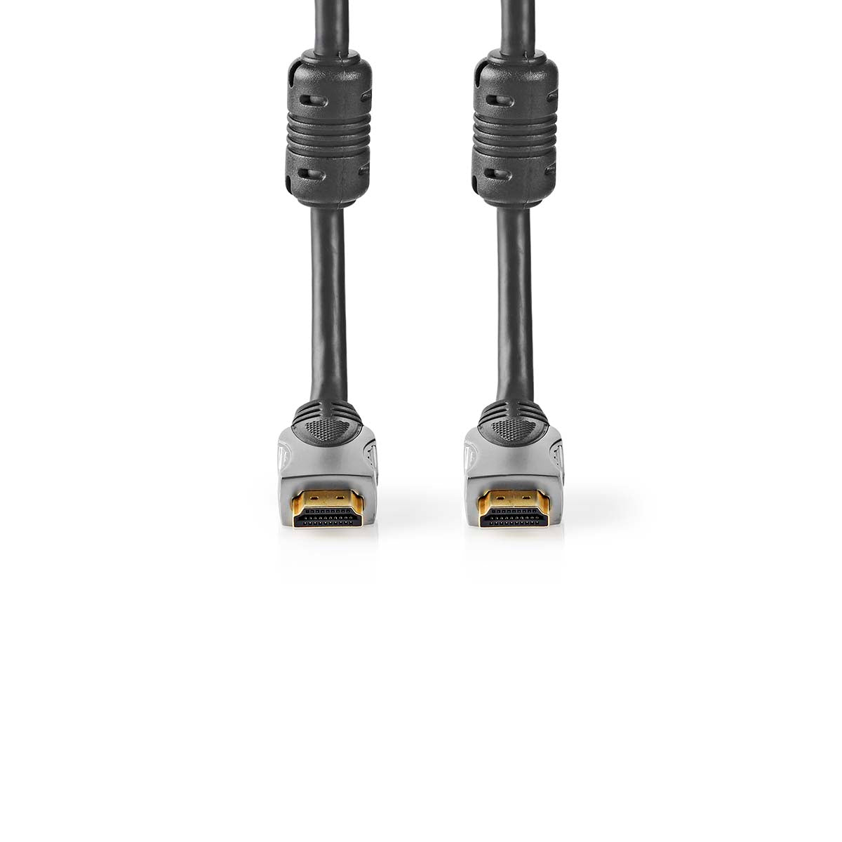 High Speed HDMI ™ Kabel mit Ethernet | HDMI™ Stecker | HDMI™ Stecker | 4K@60Hz | 18 Gbps | 0.80 m | Rund | PVC | Anthrazit | Box