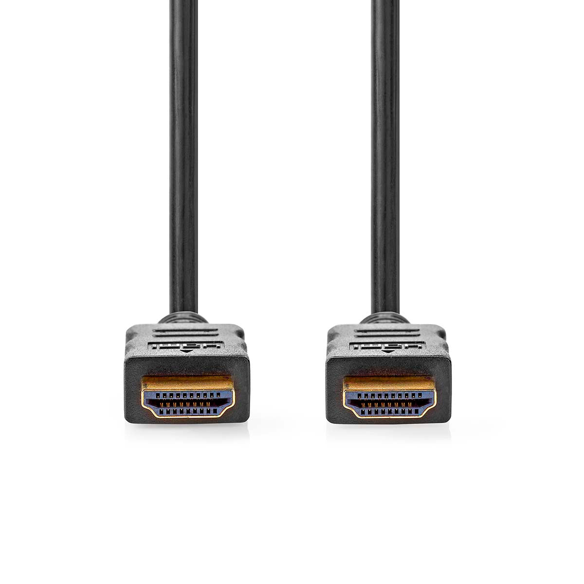 High Speed HDMI ™ Kabel mit Ethernet | HDMI™ Stecker | HDMI™ Stecker | 4K@30Hz | ARC | 10.2 Gbps | 10.0 m | Rund | PVC | Schwarz | Umschlag