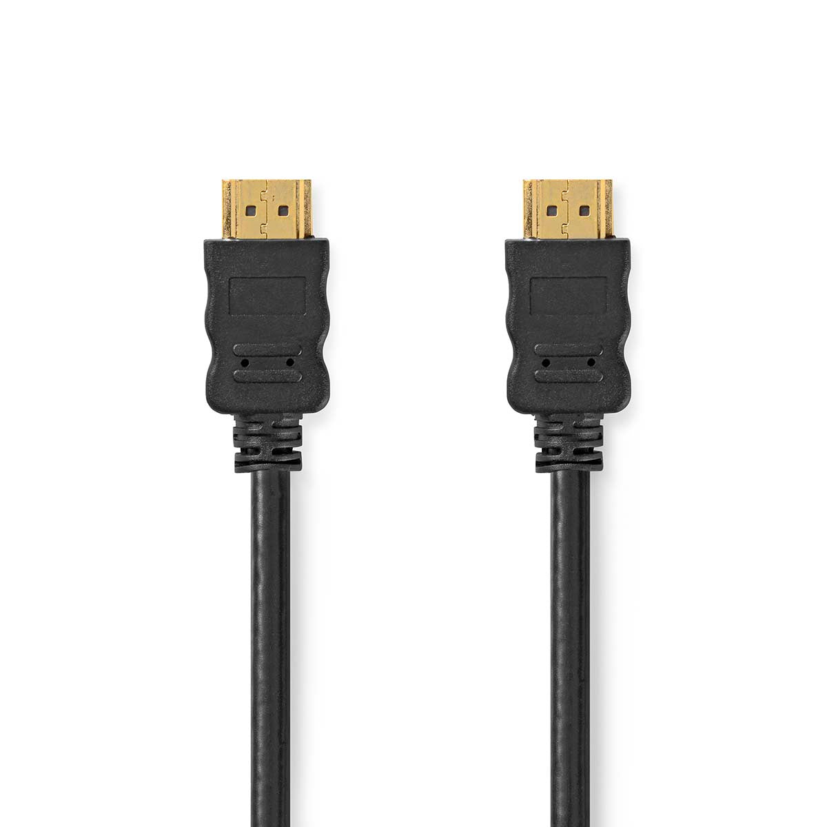 High Speed HDMI ™ Kabel mit Ethernet | HDMI™ Stecker | HDMI™ Stecker | 4K@30Hz | ARC | 10.2 Gbps | 10.0 m | Rund | PVC | Schwarz | Umschlag