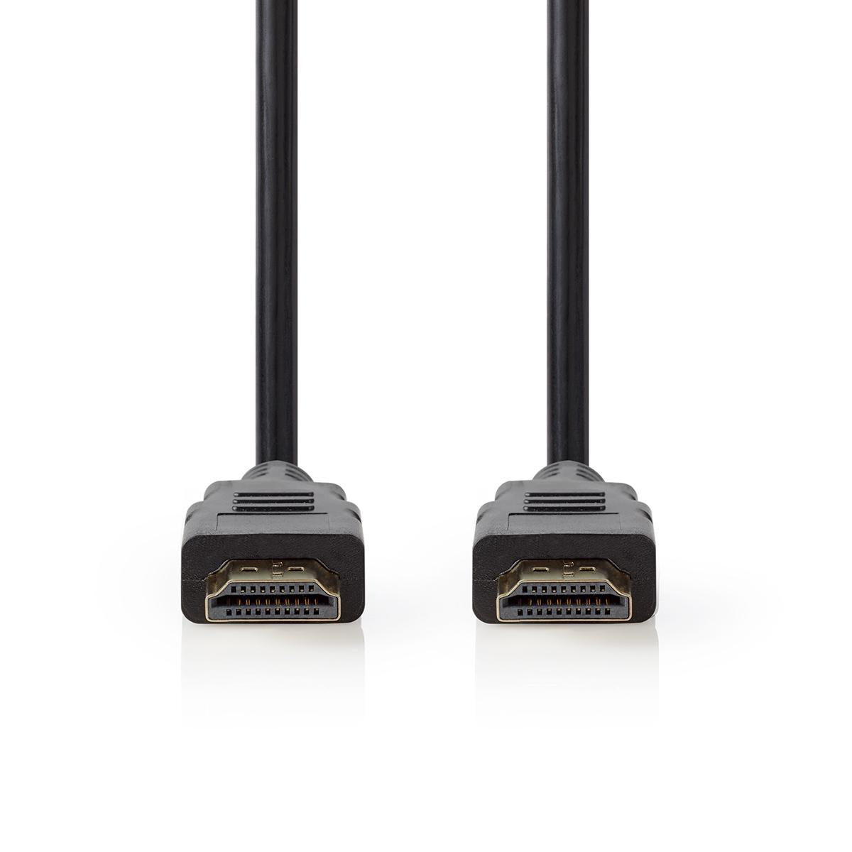 Premium High Speed HDMI ™ Kabel mit Ethernet | HDMI™ Stecker | HDMI™ Stecker | 4K@60Hz | 18 Gbps | 1.00 m | Rund | PVC | Schwarz | Plastikbeutel