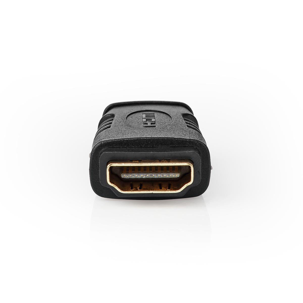 HDMI™ -Adapter | HDMI™ Mini Stecker | HDMI™ Buchse | Vergoldet | Gerade | ABS | Schwarz | 1 Stück | Plastikbeutel