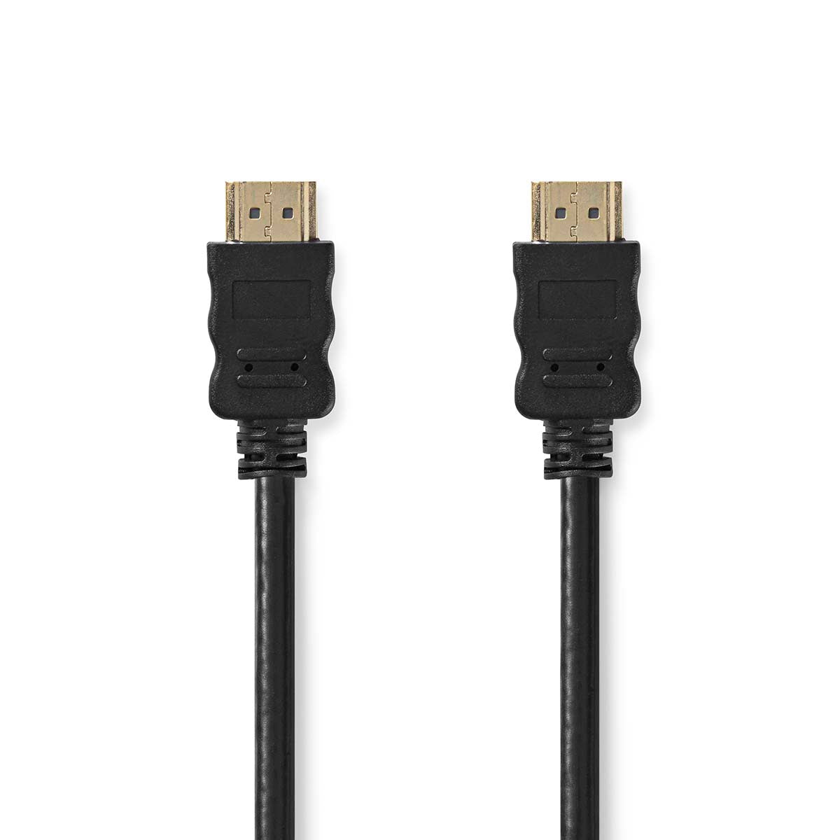 High Speed HDMI ™ Kabel mit Ethernet | HDMI™ Stecker | HDMI™ Stecker | 4K@30Hz | ARC | 10.2 Gbps | 10.0 m | Rund | PVC | Schwarz | Aufhänger