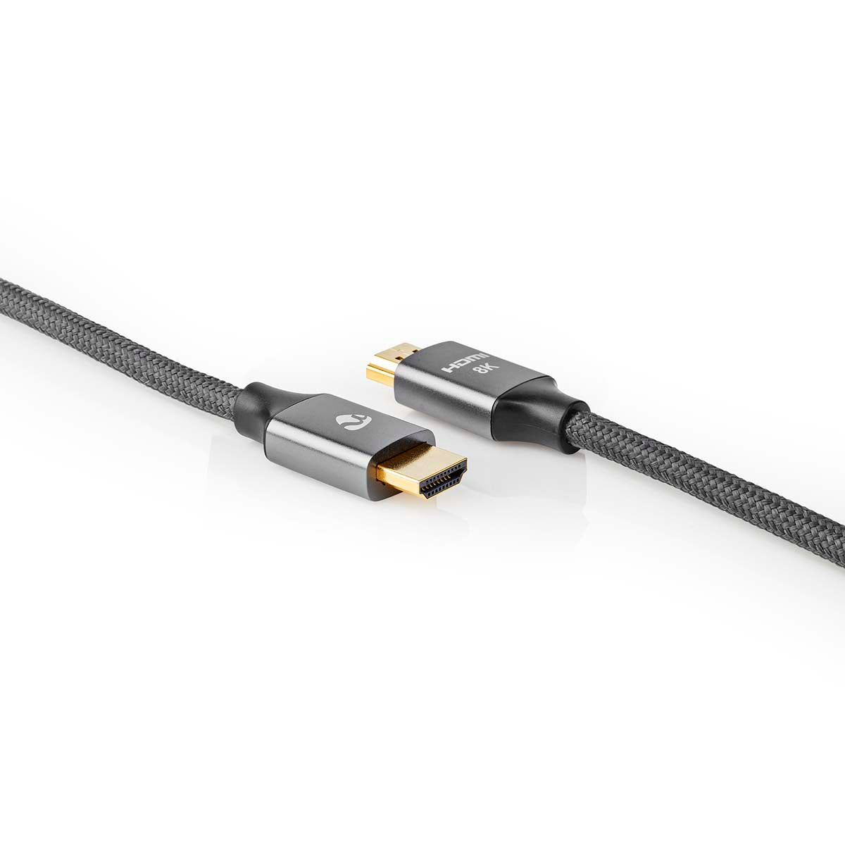 Ultra High Speed HDMI ™ -Kabel | HDMI™ Stecker | HDMI™ Stecker | 8K@60Hz | 48 Gbps | 1.00 m | Rund | 6.3 mm | Anthrazit / Gun Metal Grau | Verpackung mit Sichtfenster