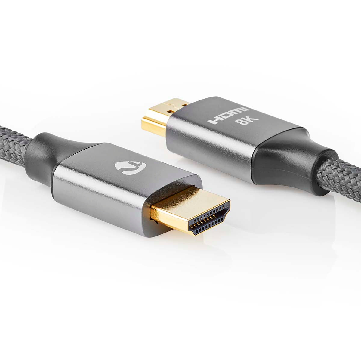 Ultra High Speed HDMI ™ -Kabel | HDMI™ Stecker | HDMI™ Stecker | 8K@60Hz | 48 Gbps | 1.00 m | Rund | 6.3 mm | Anthrazit / Gun Metal Grau | Verpackung mit Sichtfenster