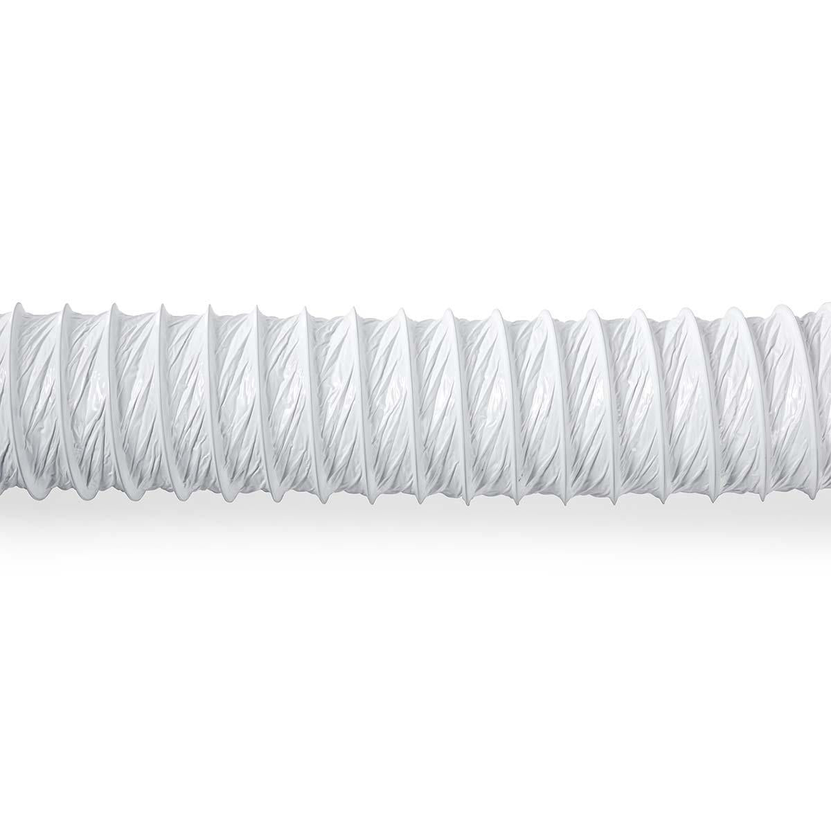 Abluftschlauch PVC | 100 mm | 1.50 m | Passend für: Air Ventilation / Tumble Dryers | Weiss