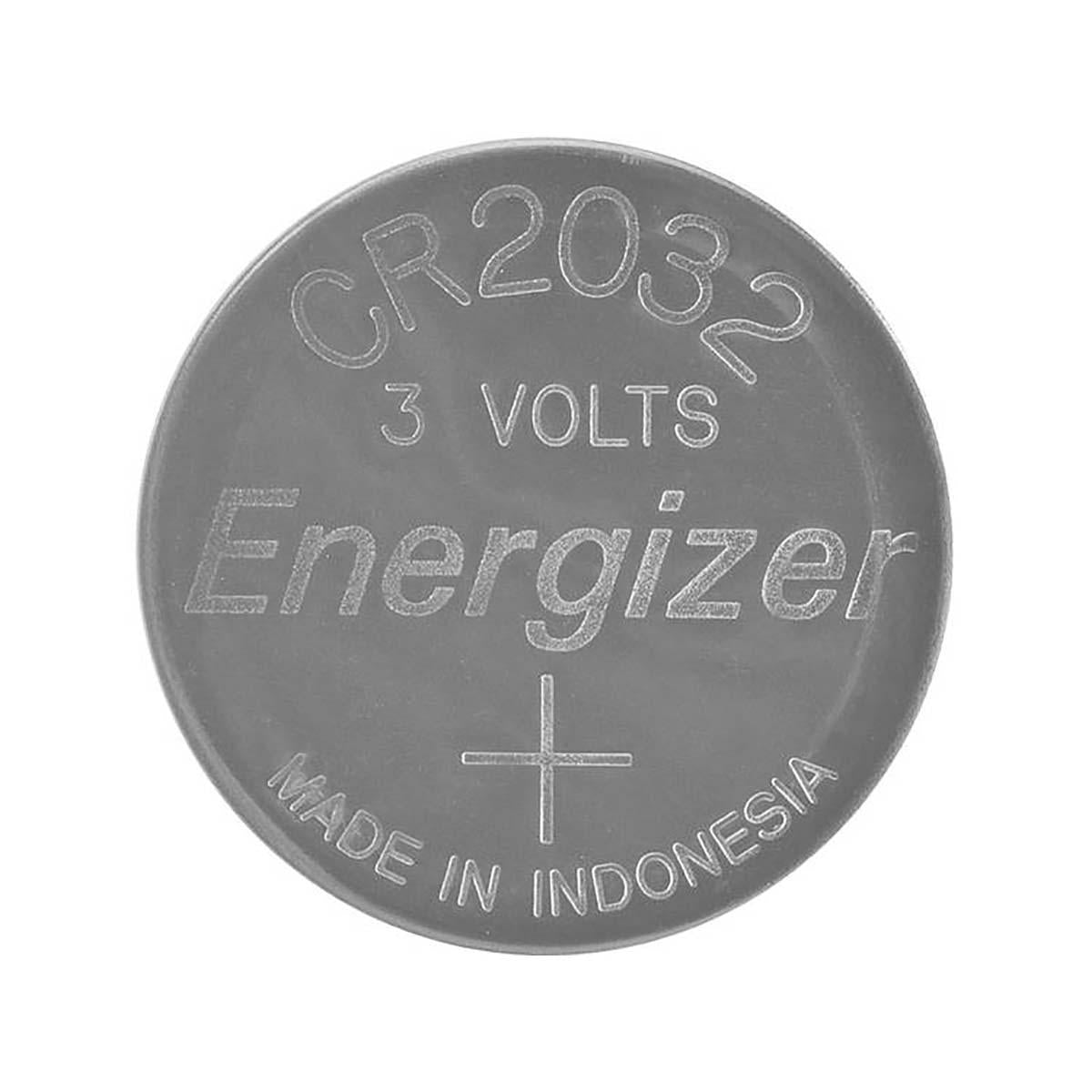 Lithium-Knopfzellenbatterie CR2032 | 3 V DC | 235 mAh | 2-Blister | Silber